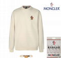 Moncler sweatshirt,Moncler logo patch sweatshirt,Moncler crew neck shirts,black 