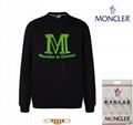 Moncler sweatshirt,Moncler logo patch sweatshirt,Moncler crew neck shirts,black 