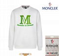 Moncler sweatshirt,Moncler logo patch sweatshirt,Moncler crew neck shirts,black 