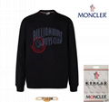 Moncler sweatshirt,Moncler logo patch sweatshirt,Moncler crew neck shirts,black 