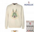 Moncler sweatshirt,Moncler logo patch sweatshirt,Moncler crew neck shirts,black 