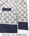       GG Wool jacquard cardigan,wool cardigan,      knit cardigan,grey navy,XL 5