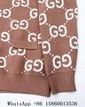       GG Wool jacquard cardigan,wool cardigan,      knit cardigan,grey navy,XL 9