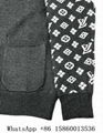 LV Frequency Cardigan,grey,LV cardigan sweater,LV monogram mix cashmere,lv hoody