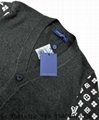 LV Frequency Cardigan,grey,LV cardigan sweater,LV monogram mix cashmere,lv hoody