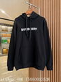 Burberry Embroidered EKD Cotton hoodie,check hood hoodie,Motif cotton sweatshirt