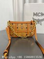 MCM Delmy Visetos Mini logo Chain shoulder bag,MCM mini bag,MCM crossbody bag