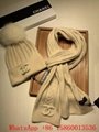 Chanel hat and scarf set,Chanel cashmere set,Chanel wool scarf and hats,gifts   