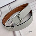 Hermes leather belt,Hermes etriviere 32mm belt,Hermes Double Tour belt,black 