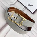 Hermes leather belt,Hermes etriviere 32mm belt,Hermes Double Tour belt,black 