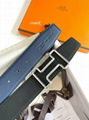 Hermes tonight leather Belt, H Belt Buckle reversible leather strap 38mm,