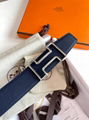 Hermes tonight leather Belt, H Belt Buckle reversible leather strap 38mm,