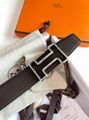 Hermes tonight leather Belt, H Belt Buckle reversible leather strap 38mm,