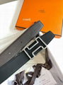        tonight leather Belt, H Belt Buckle reversible leather strap 38mm, 11