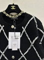 Chanel Cable knit cardigan,Chanel vintage cashmere sweater,Chanel sweater,black 