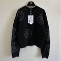 Chanel Cable knit cardigan,Chanel vintage cashmere sweater,Chanel sweater,black 