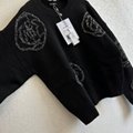        Cable knit cardigan,       vintage cashmere sweater,       sweater,black  19