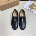 Burberry Monogram Motif Leather Loafers ,black,Men's Burberry loafers,discount
