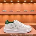 LV Beverly Hills sneaker,LV white sneaker,LV leather sneaker,Men's LV trainers 