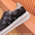 LV Beverly Hills sneaker,LV white sneaker,LV leather sneaker,Men's LV trainers 