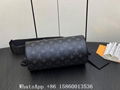 Louis Vuitton Soft Polochon bag,Men's Soft Polochon Eclipe bag,LV shoulder bag  