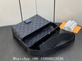 Louis Vuitton S-Cape messenger bag,Men's LV Taurillon Monogram bag,Black,M23741 