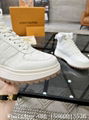 Louis Vuitton Rivoli high sneaker,LV white embossed monogram ,high top trainers,