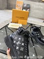 Louis Vuitton Rivoli high sneaker,LV white embossed monogram ,high top trainers,