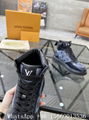 Louis Vuitton Rivoli high sneaker,LV white embossed monogram ,high top trainers,