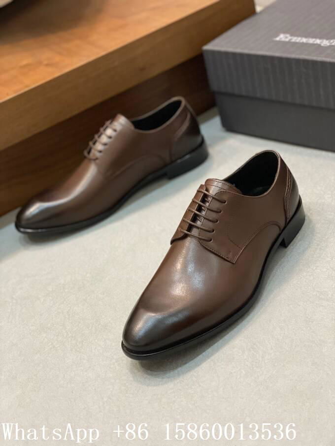 Zegna Siena Flex Derby shoes,brown,Zegna lace-up derby shoes,Zegna business shoe 2