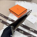 Hermes Card holders,men's Hermes twill card case,Hermes card wallet with zipper