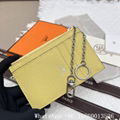 Hermes Card holders,men's Hermes twill card case,Hermes card wallet with zipper