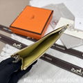 Hermes Card holders,men's Hermes twill card case,Hermes card wallet with zipper