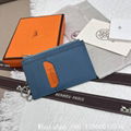 Hermes Card holders,men's Hermes twill card case,Hermes card wallet with zipper