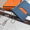 Hermes Card holders,men's Hermes twill card case,Hermes card wallet with zipper