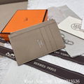 Hermes Card holders,men's Hermes twill card case,Hermes card wallet with zipper