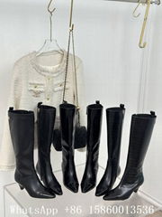 boots,       knee high boots,       black leather boots,high quality boot