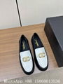 Chanel leather loafers shoes,Chanel loafers white black,Chanel moccasins 2023 