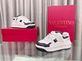 Valentino One Stud XL low top trainer,Valentino platform sneaker,white 