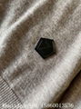 Zegna Cashmere-Silk polo shirt,Zegna ribbed polo shirt,Men's Zenga knitwear sale 12