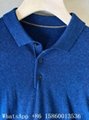 Zegna Cashmere-Silk polo shirt,Zegna ribbed polo shirt,Men's Zenga knitwear sale 14