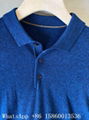 Zegna Cashmere-Silk polo shirt,Zegna ribbed polo shirt,Men's Zenga knitwear sale