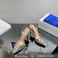  Aquazzura Maxi Tequila Crystal Halter pumps,Aquazzura high heel sandals,white  