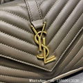 Shop YSL College Medium chain bag,Saint Laurent Envelope crossbody bag,YSL bag, 