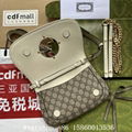 Gucci Blondie shoulder bag,Gucci Beige ebony GG supreme canvas bag,fashion bag  