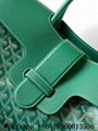 Goyard Saigon Souple Medium bag green,Goyard wooden handle bag, goyard bag sale 