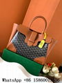 Goyard Saigon Souple Medium bag green,Goyard wooden handle bag, goyard bag sale  8