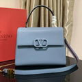 Shop Valentino Small Vsling Grainy Calfskin handbag handle bag women luxury bag 