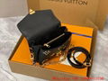 LV Pochette Metis East West bag,vuitton monogram pochette,LV crossbody bag,black