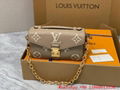 LV Pochette Metis East West bag,vuitton monogram pochette,LV crossbody bag,black